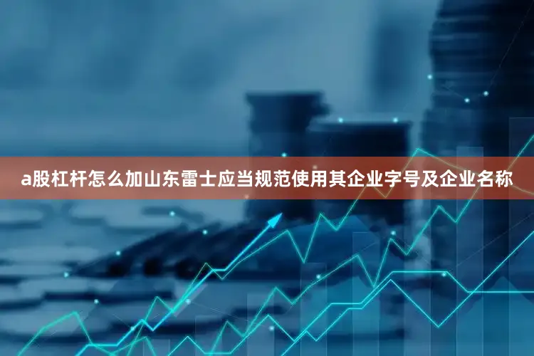 a股杠杆怎么加山东雷士应当规范使用其企业字号及企业名称